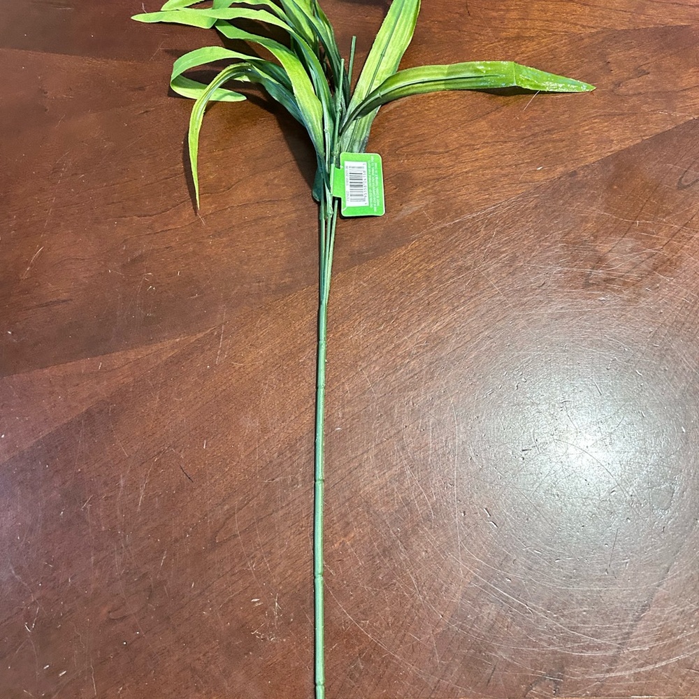 Lot of 10 faux greenery stems, assorted